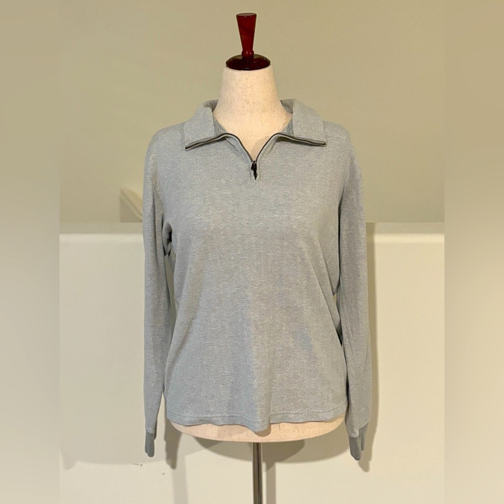 American Living 3/4 Zip Sweater